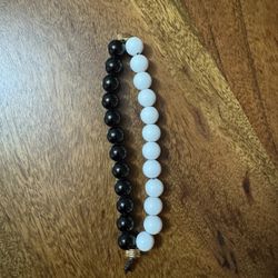Black/White Rosary/Tzbex Handmade