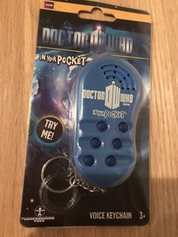 Doctor Who Talking Voice Keychain in your Pocket
