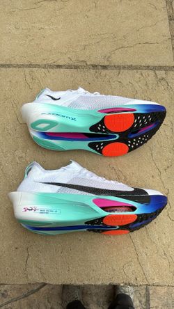 New Nike air Zoom Alphafly next% 3 white hyper turq concord running shoes Men’s 9 11.5
