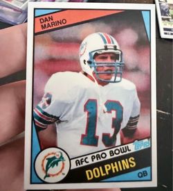 1984 Topps Dan Marino rookie card