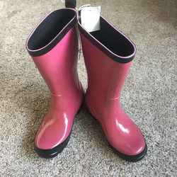 Girls rain boots NEW size 12