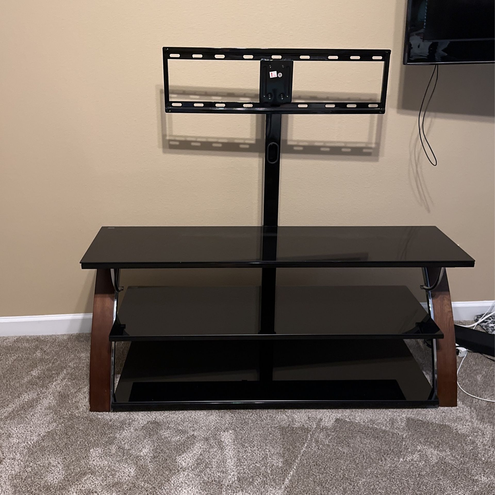Whalen Payton 3-in-1 Flat Panel TV Stand for TVs up to 65", Charcoal