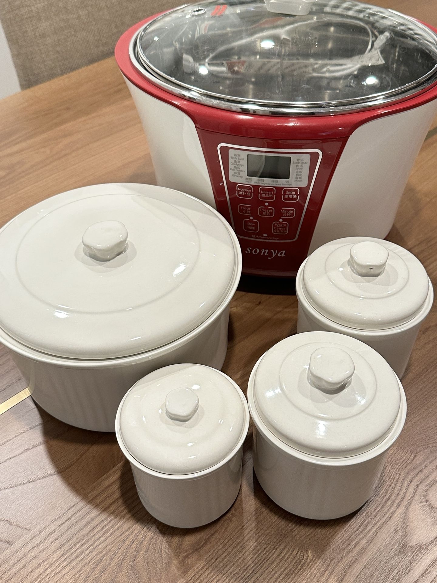 Sonya Automatic Electric Stew Pot Ceramic Pot Slow Cooker