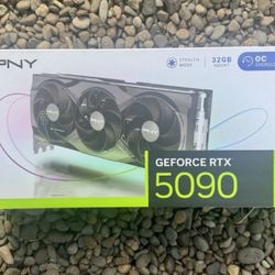 PNY Geforce RTX 5090 ARGB 32G OC GDDR7 PCI express 5.0 graphics card with triple fan 