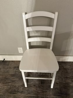White Wooden Chair