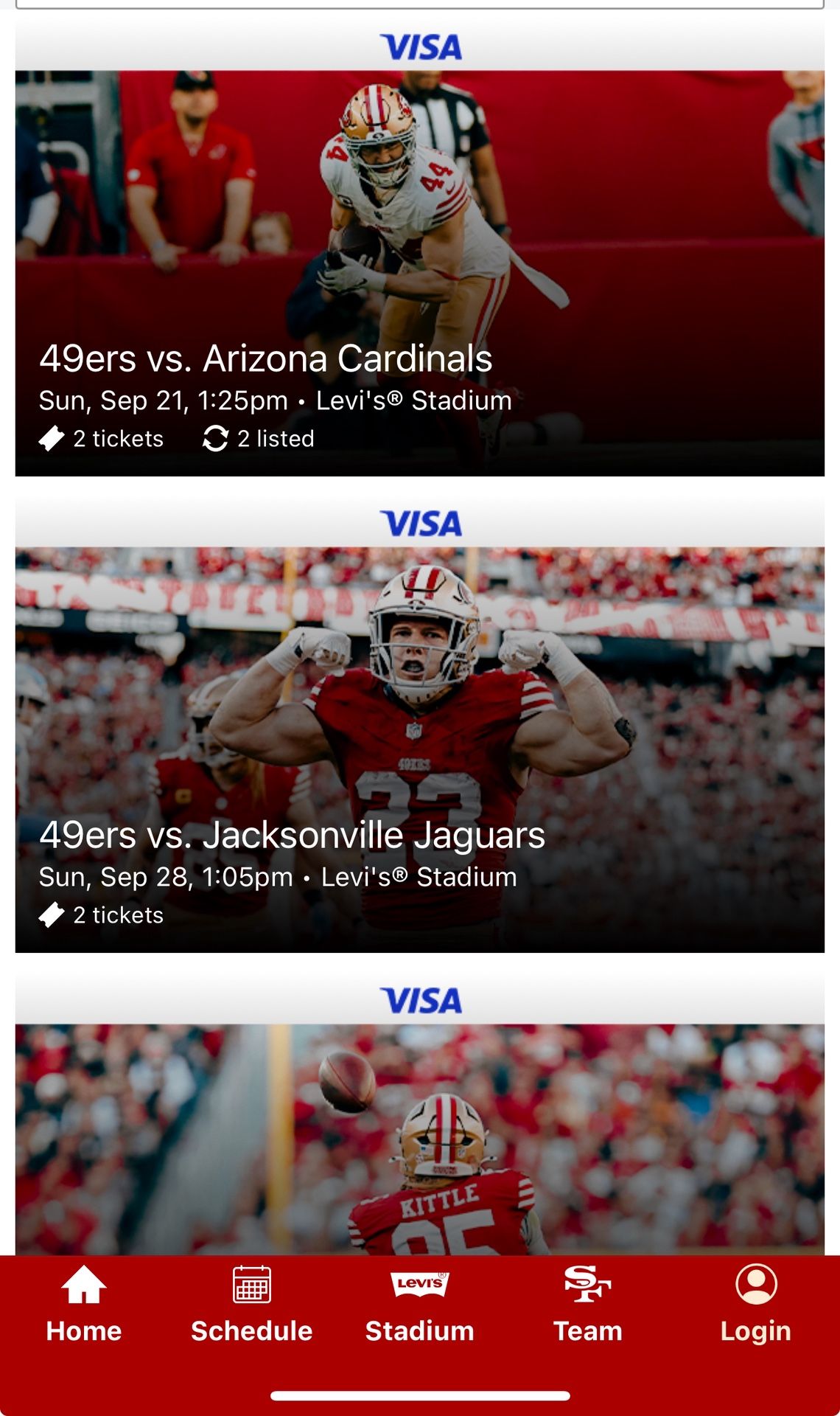 π₯ 49ers Season Tickets 2025 β 2 Great Seats Together! π₯