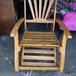 Rocking chairs Teak