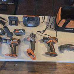 Ridgid Power Tool Set