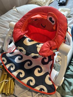 Baby Sit Up Toy And Bathtub.