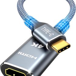 Highwings Adaptador USB C a HDMI (4K @60 Hz), Thunderbolt 3/4 de alta velocidad.