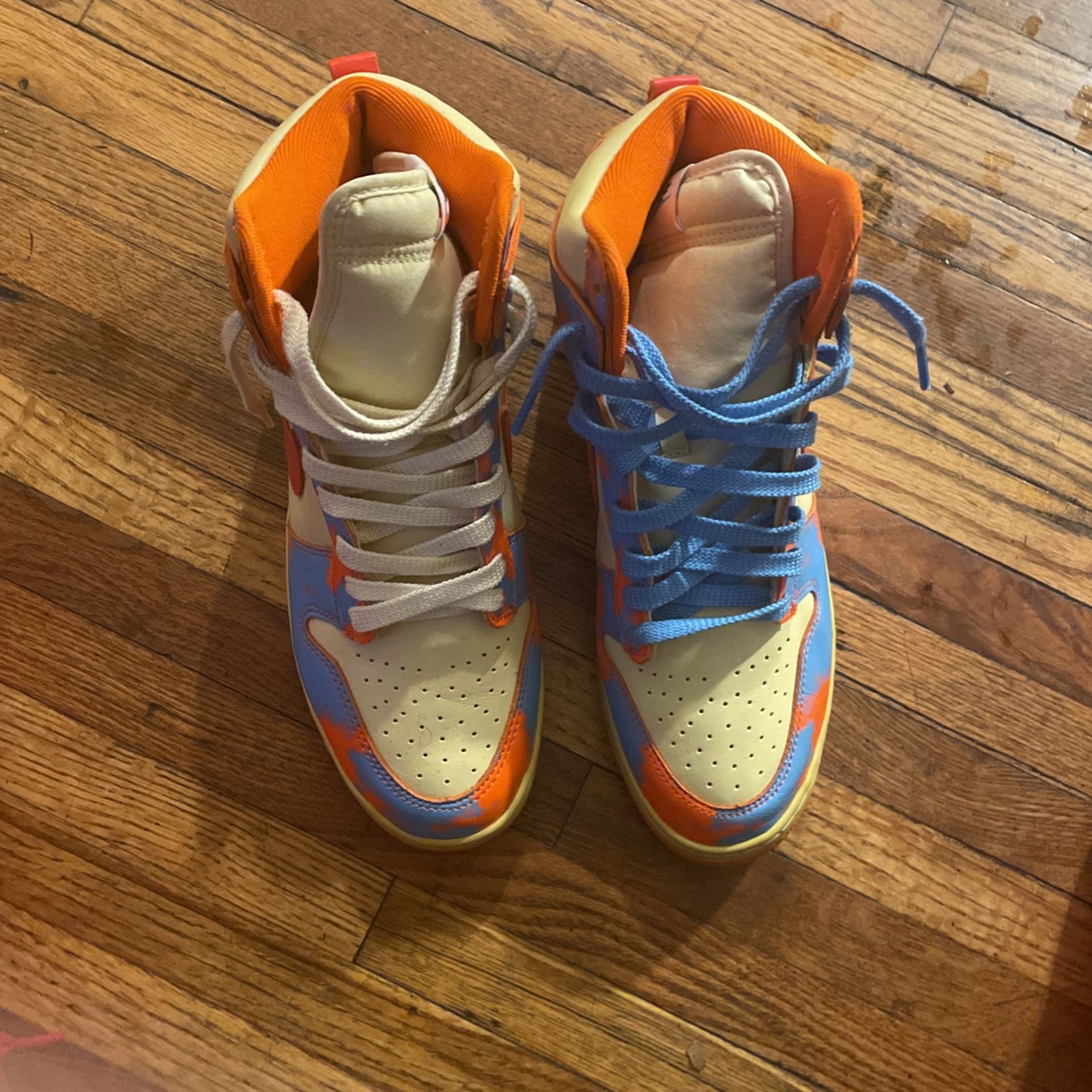 Nike Dunk High 1985 SP Orange Acid Wash
