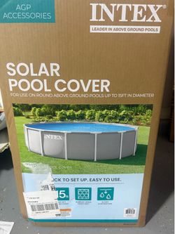 Solar pool cover