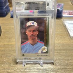 Randy Johnson Upper Deck Star Rookie Card Mint Grade 9 