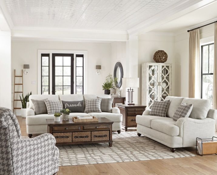 Brand New 2PC Light Grey Sofa and Loveseat Set