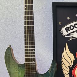 Trade For Guitar Or Bass. SCHECTER CR6 Gotoh Locking Tuners Aquaburst. Mint