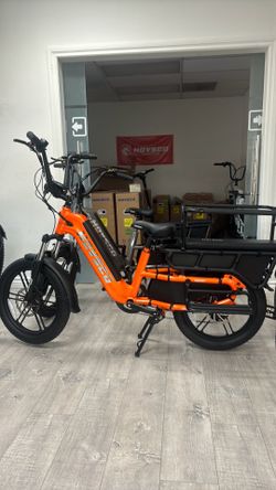 Brand new in box family ebike rear basket included
