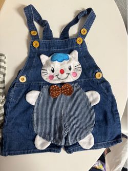 cute toddler girl overalls