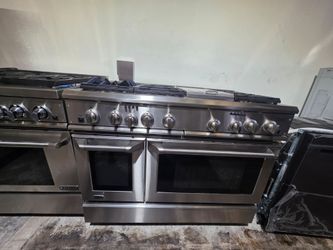 48" GE MONOGRAM DUAL FUEL RANGE STAINLESS STEEL