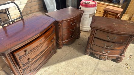 Wood Cabinet set
