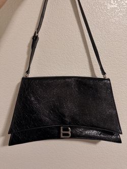 Balenciaga big Crush Shoulder Bag Black