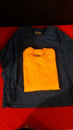 Two seperate long sleeved shirts