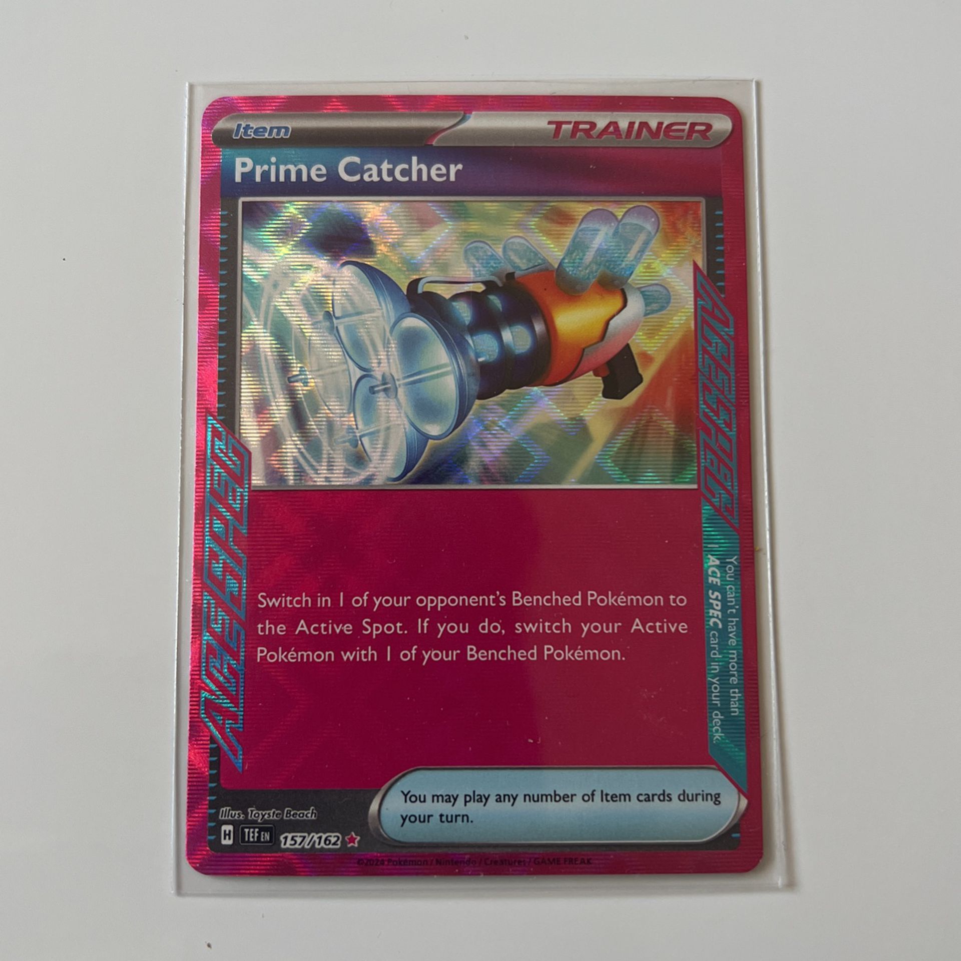 Pokemon Card Prime Catcher 157/162 NM