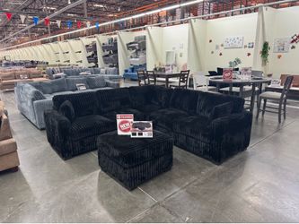 Black sofa