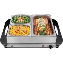 Chefman Electric Buffet Server + Warming Tray