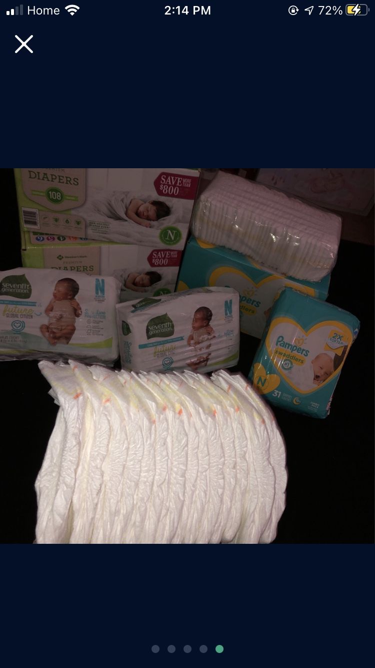 Newborn Diapers Bundle !