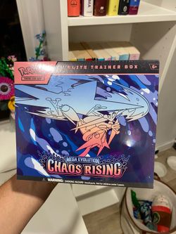 Chaos rising etb pokemon card elite trainer box sealed Tcg