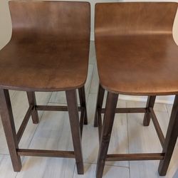 Walnut Counter Height Stools