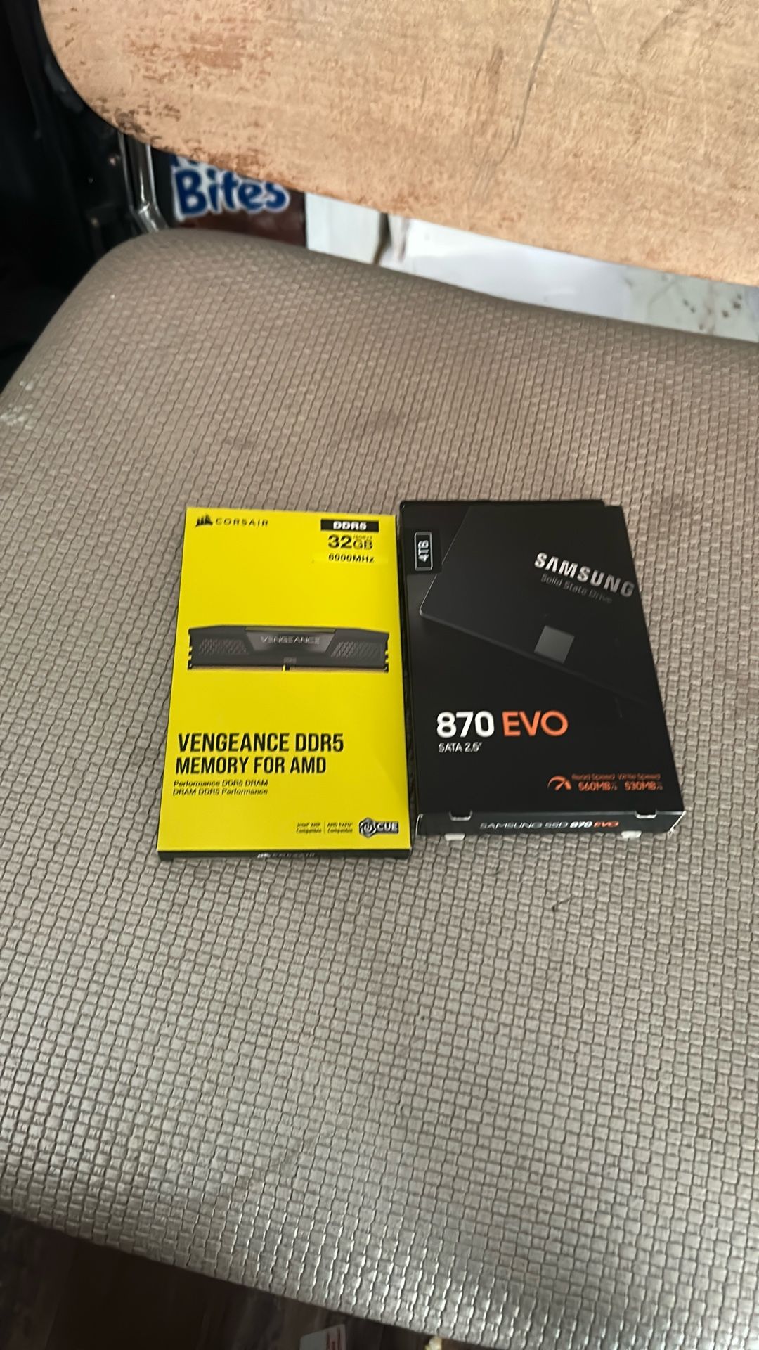 SSD and Ram Sticks