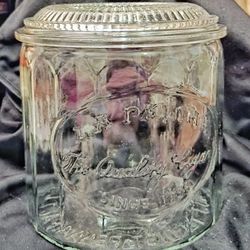 La Palina Antique cigar Humidor Jar Eapg Glass 