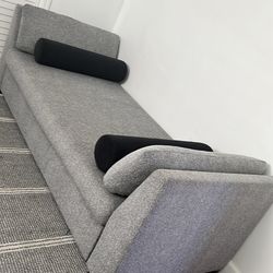 Grey day bed sofa