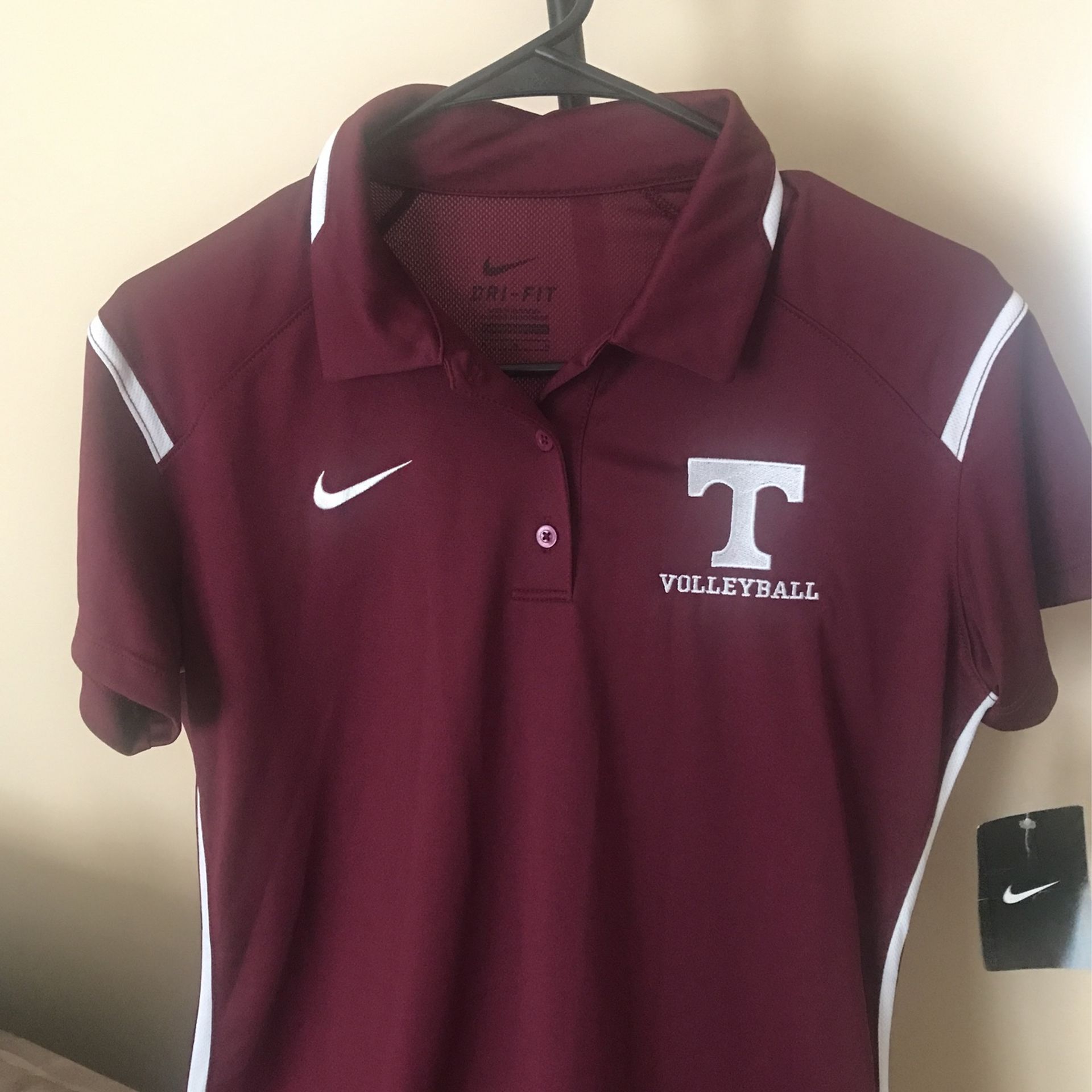 Nike Dri Fit TN Maroon Shirt