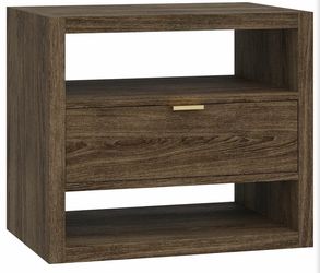 Brand new in the box- KISLOT 22" Farmhouse Nightstand with 1 Drawers,Large End Table with Metal Handle,Rustic Low Night Stand Wood Dresser for Living 