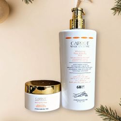 Carrot Magic Exclusive Body Lotion Spf 60 500ml and face cream 2 in 1 set 