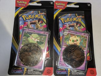Pokemon TCG Phantasmal Flames Check lane Blister Pack (Lot Of 2)