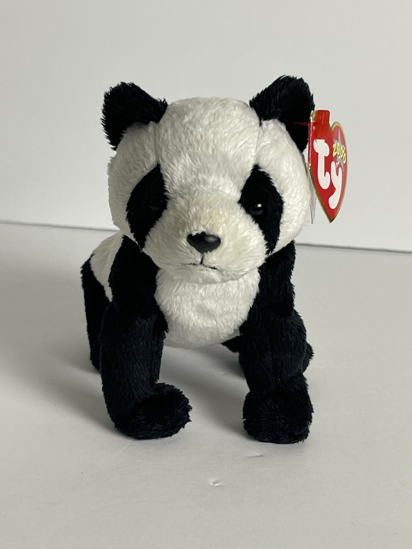2000 CHINA the PANDA BEAR Ty® Beanie Babies 6th Gen Hang & 9th Gen Tush Tags