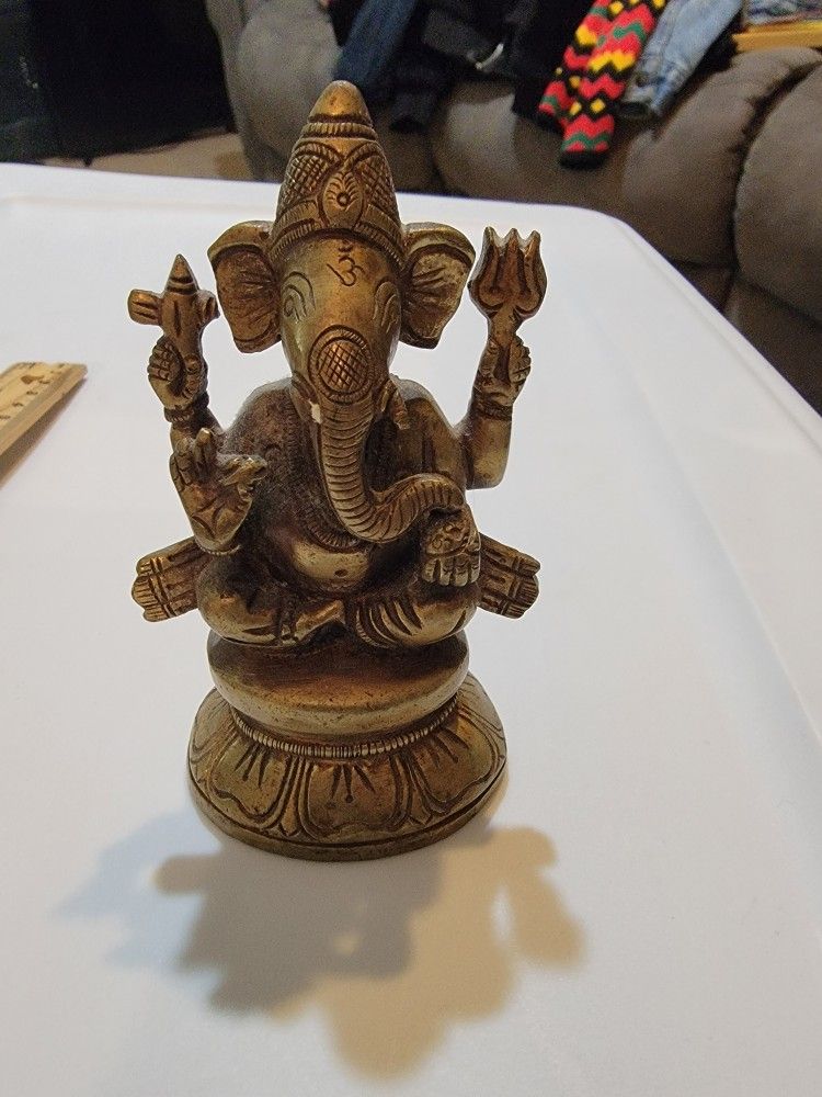 Ganesha Brass Statue