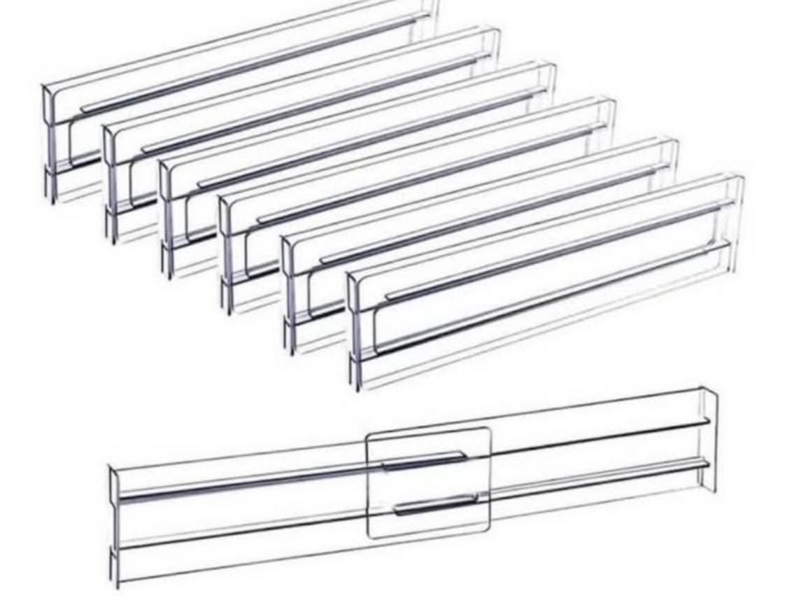 Acrylic Drawer Dividers Closet Organizers - New