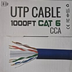 1000FT Cat6 Cable CCA Indoor Use New