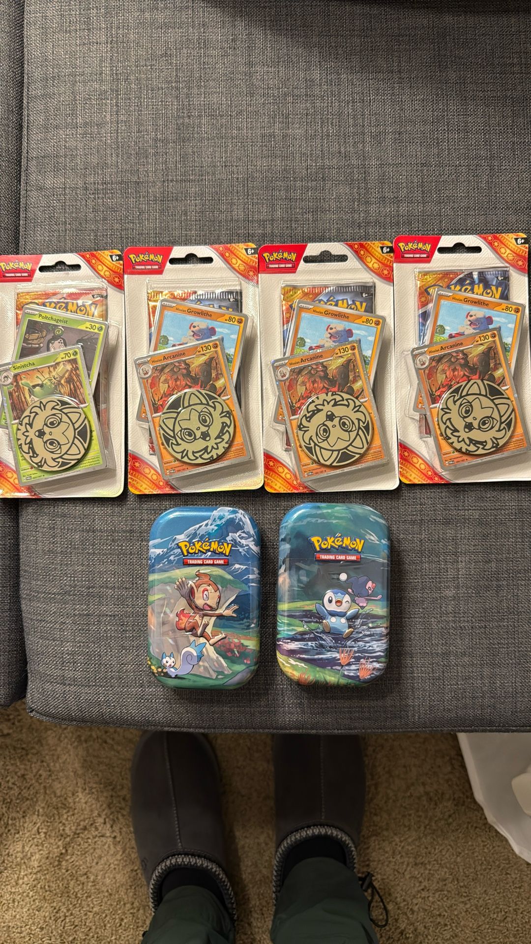 Pokemon Blisters and Tins