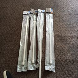 Curtain Rods Good Condition Size 18in-28in $3.00 Each 