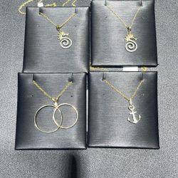 Gold Chain & Charm