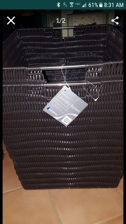 New with tags wicker baskets