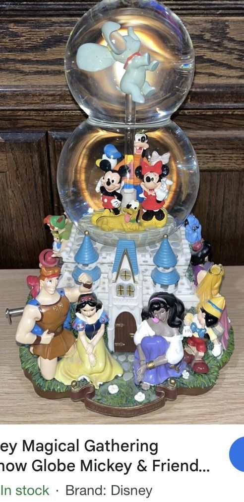 Disney Snowglobes Complete Lot