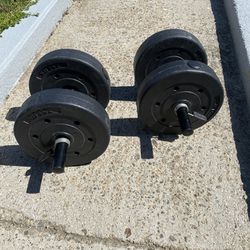 Set of 15 Lbs weights 