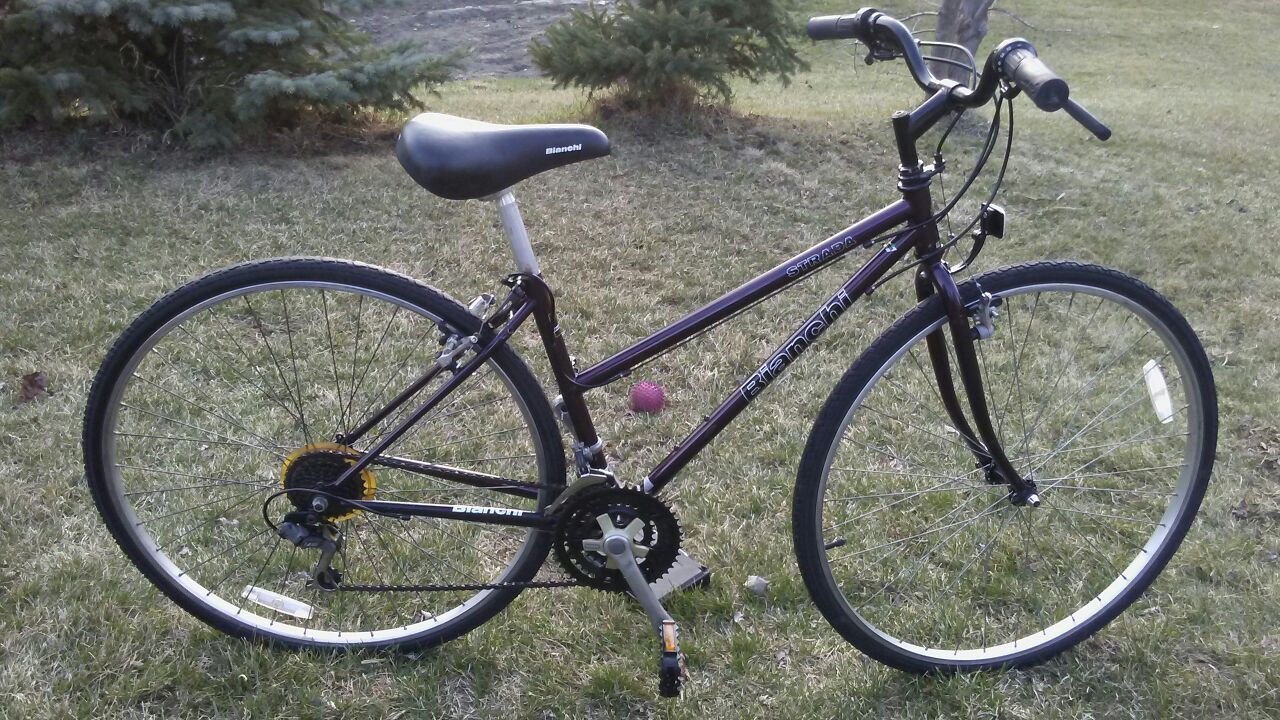 Bianchi strada 18 speed. 27" tires