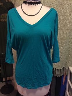 Turquoise blouse